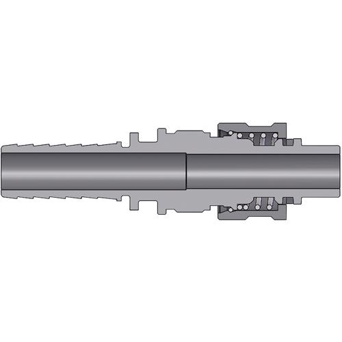 N4S6-SS 316 Stainless Steel Dix-Lock™ N-Series Interchange Male End x Hose Barb Plug